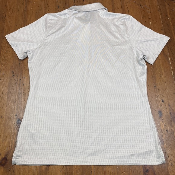 Vineyard Vines Performance Golf Polo Shirt Women's S Whale Logo Geometric Gray - Picture 6 of 6